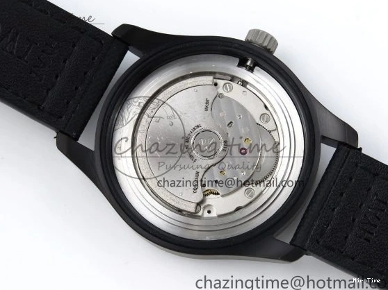 MIROTIME 0101 Pilot Black Ace BLSF 1:1 Best Edition White Lume Dial on Black Nylon Strap MIYOTA OnTrend 7021